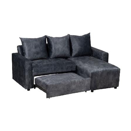 โซฟาเข้ามุมขวา AS FURNITURE LAUGH สีเทาเข้ม_2