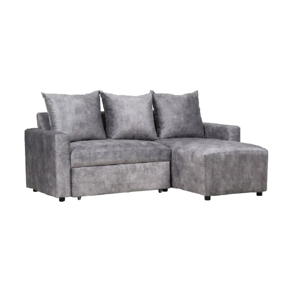 โซฟาเข้ามุมขวา AS FURNITURE LAUGH สีเทา