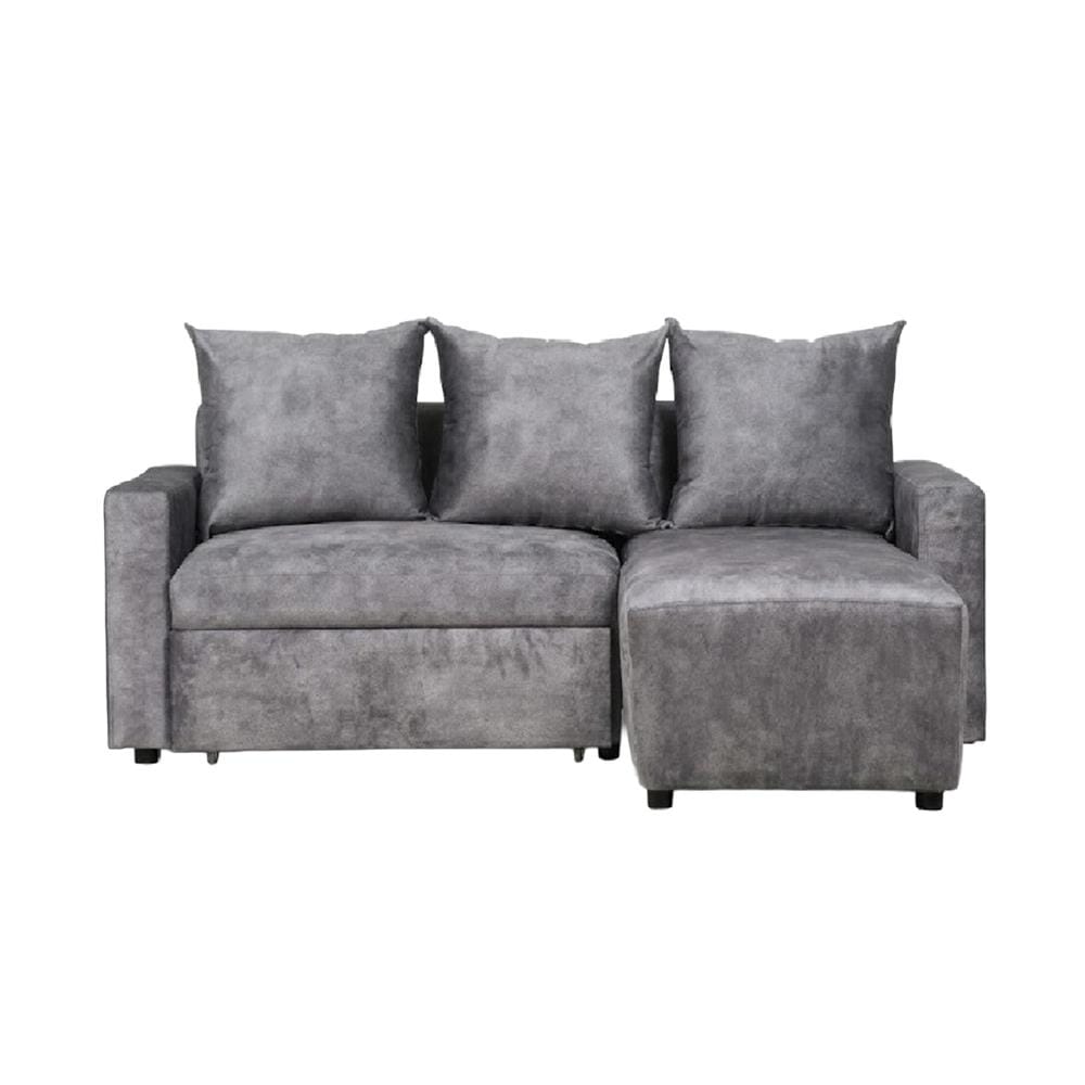 โซฟาเข้ามุมขวา AS FURNITURE LAUGH สีเทา