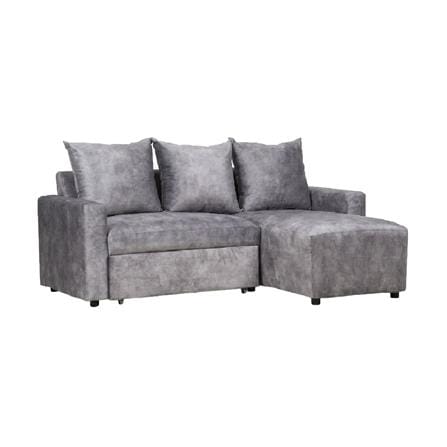 โซฟาเข้ามุมขวา AS FURNITURE LAUGH สีเทา_0