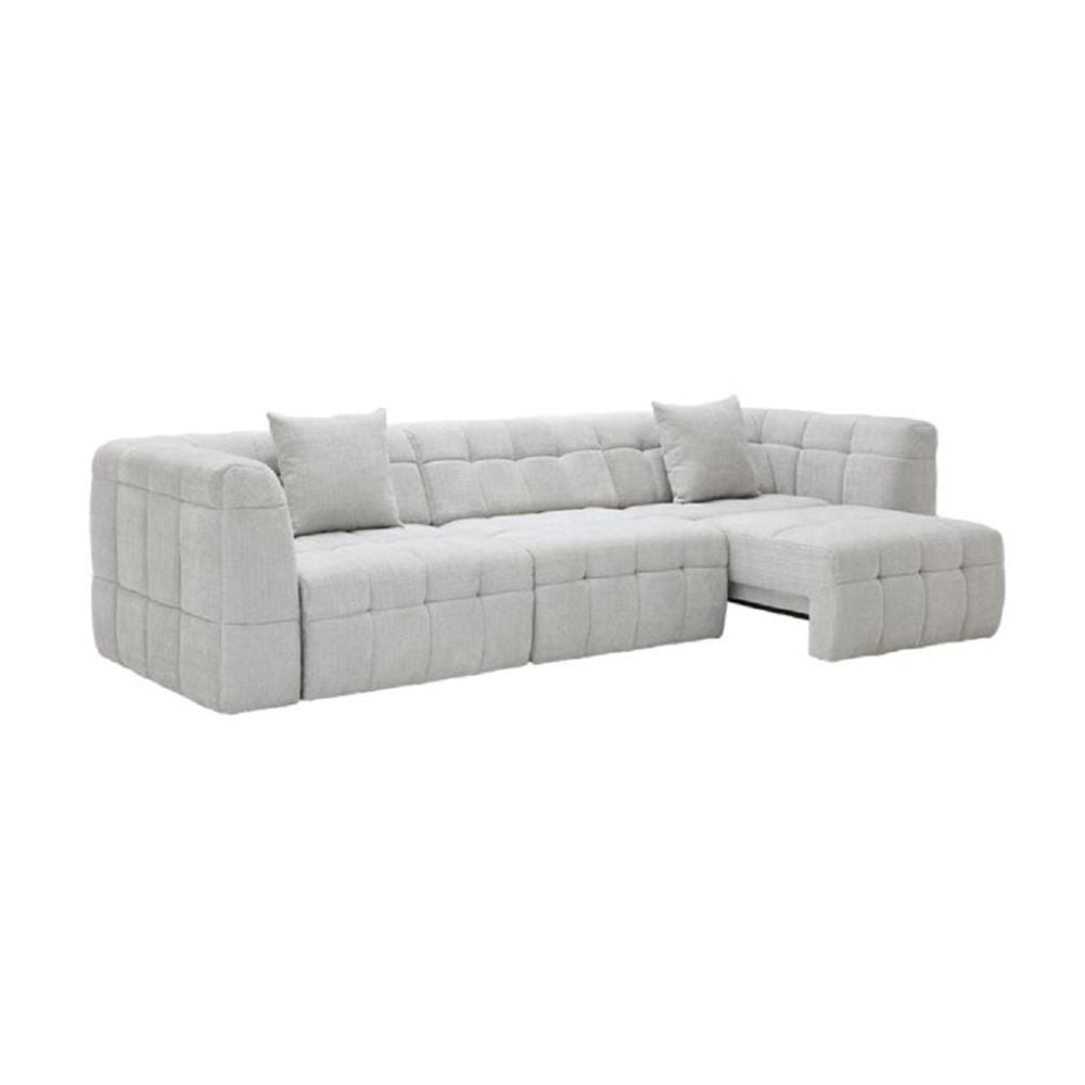 RECLINER 3 ที่นั่ง SOFA SOLUTIONS NANSON 19242260 สีเทา