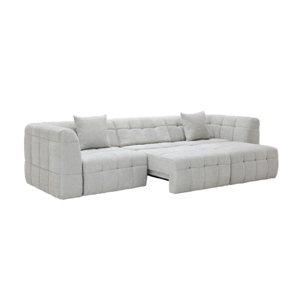 RECLINER 3 ที่นั่ง SOFA SOLUTIONS NANSON 19242260 สีเทา