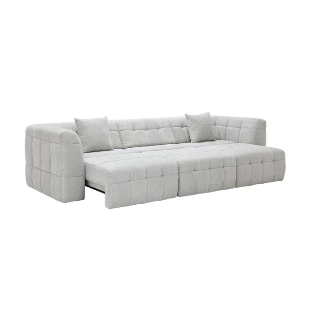RECLINER 3 ที่นั่ง SOFA SOLUTIONS NANSON 19242260 สีเทา