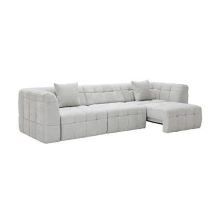 RECLINER 3 ที่นั่ง SOFA SOLUTIONS NANSON 19242260 สีเทา_1