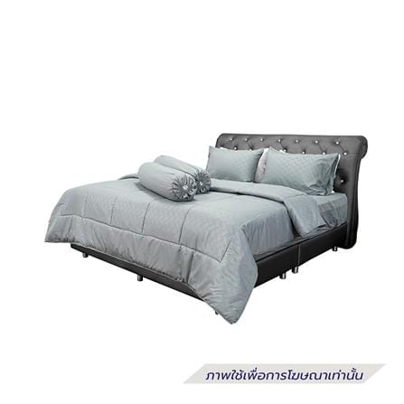 ชุดผ้าปูที่นอน 6 ฟุต (ชุด 6 ชิ้น) PICASSO BASIC สี GREY_1