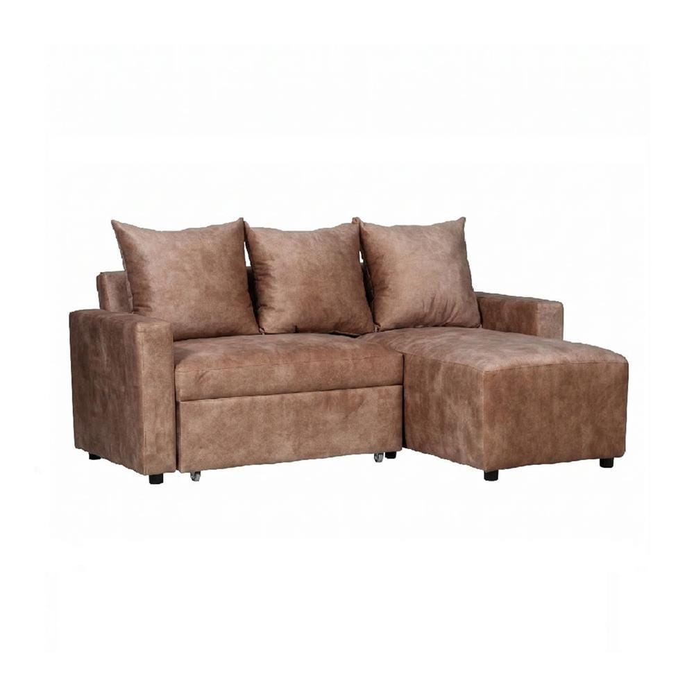 โซฟาเข้ามุมขวา AS FURNITURE LAUGH สีครีม