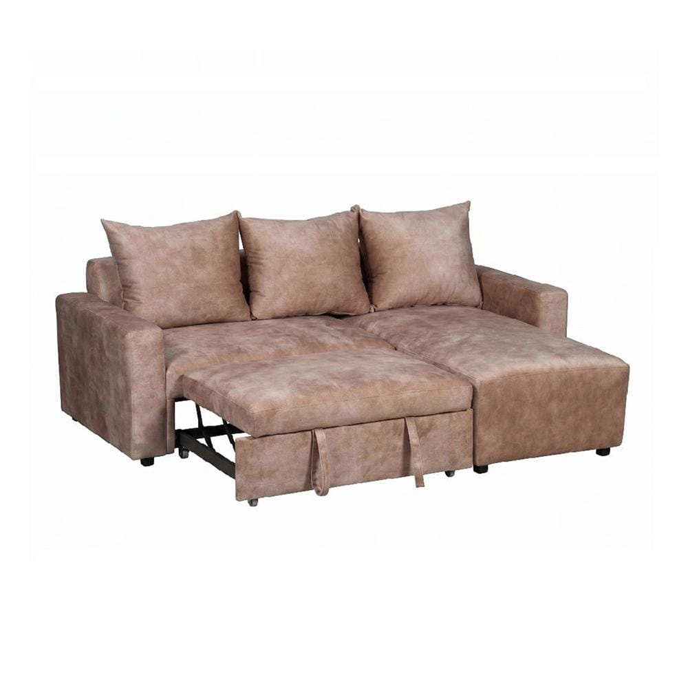 โซฟาเข้ามุมขวา AS FURNITURE LAUGH สีครีม