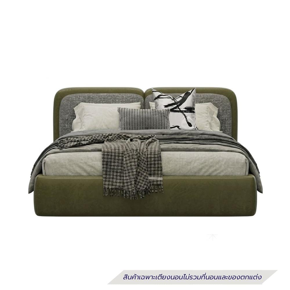 เตียง 5 ฟุต SB FURNITURE BELLINGTON 19254931 สีเขียว