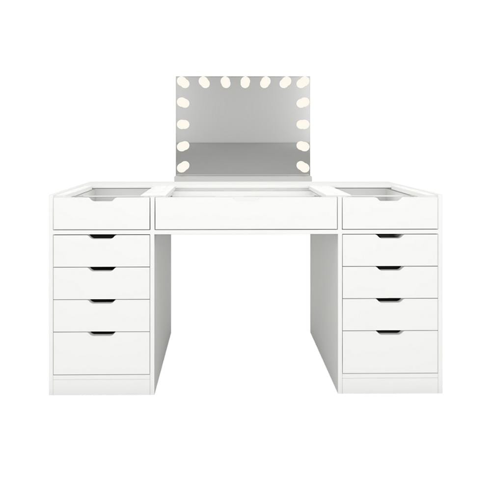 โต๊ะเครื่องแป้ง KONCEPT VANITY 59064740 150 ซม. สีขาว