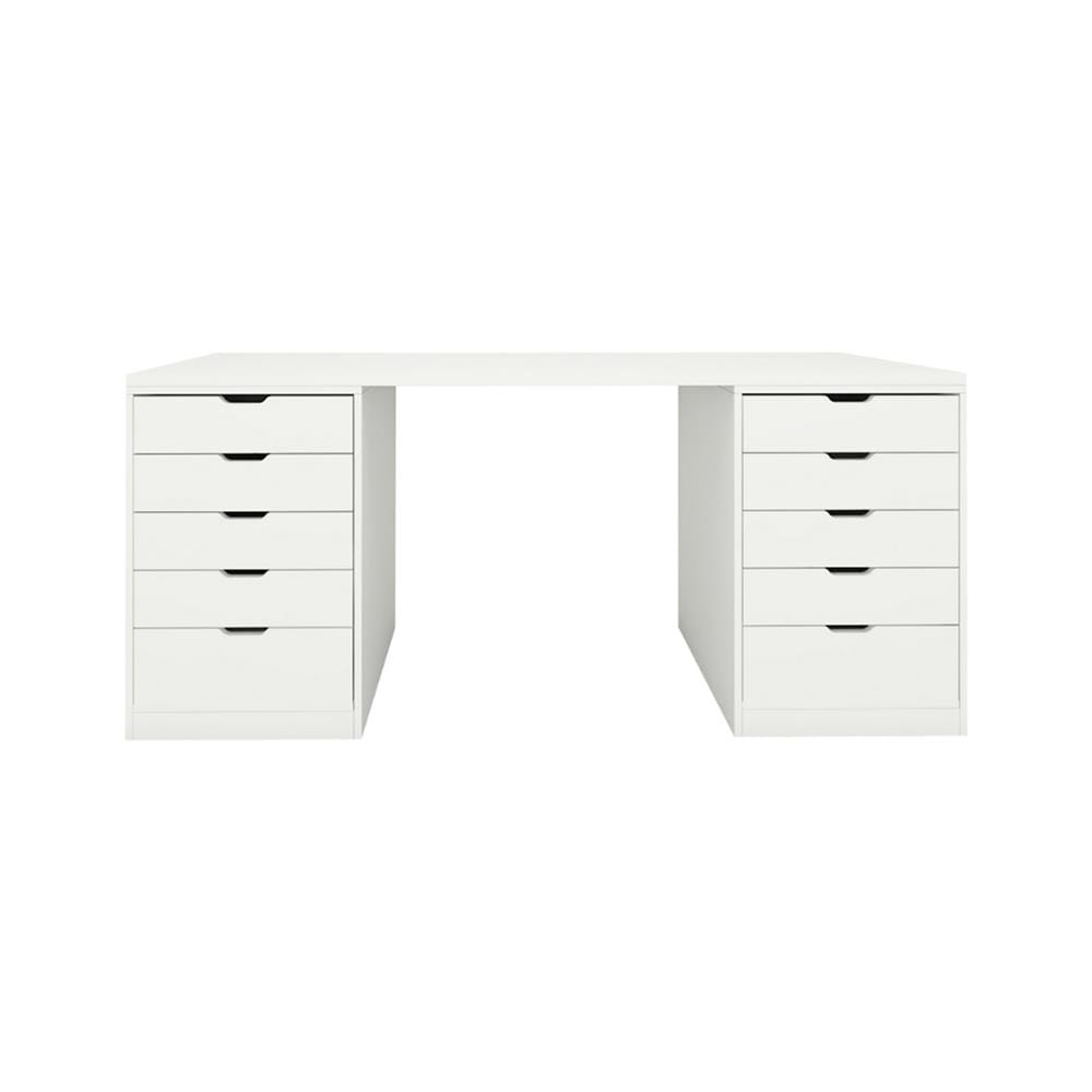 โต๊ะเครื่องแป้ง KONCEPT VANITY 59064690 180 ซม. สีขาว
