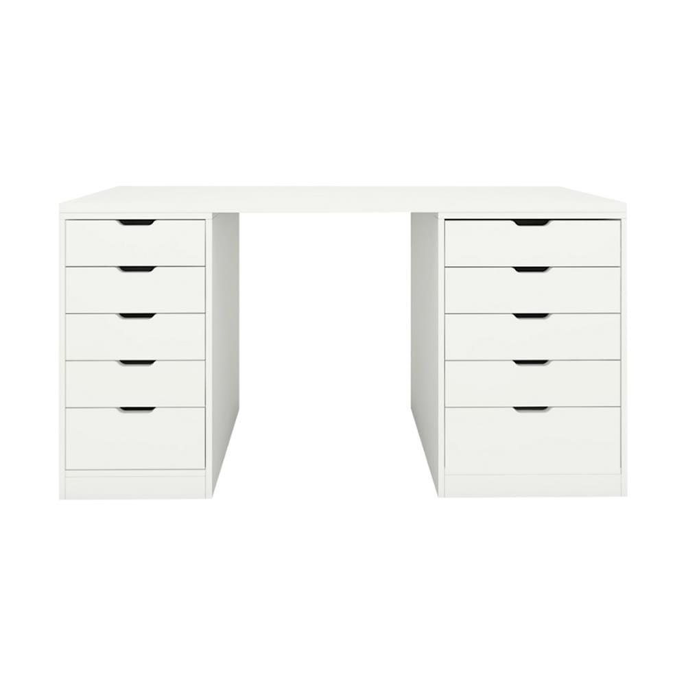 โต๊ะเครื่องแป้ง KONCEPT VANITY 59064684 150 ซม. สีขาว