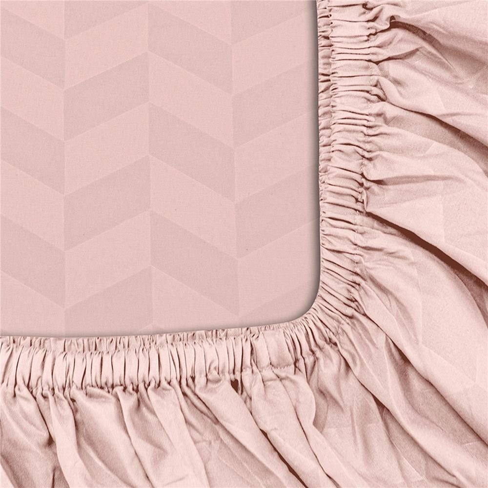 ชุดผ้าปูที่นอน 6 ฟุต (ชุด 6 ชิ้น) PICASSO BASIC สี OLDROSE