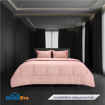 ชุดผ้าปูที่นอน 6 ฟุต (ชุด 6 ชิ้น) PICASSO BASIC สี OLDROSE_0