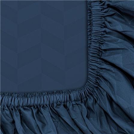 ชุดผ้าปูที่นอน 6 ฟุต (ชุด 6 ชิ้น) PICASSO BASIC สี NAVY BLUE_3
