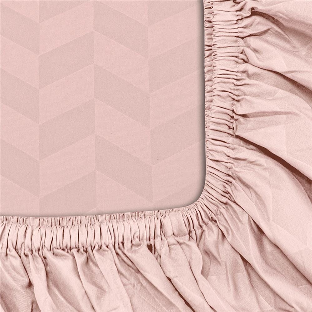 ชุดผ้าปูที่นอน 5 ฟุต (ชุด 6 ชิ้น) PICASSO BASIC สี OLDROSE