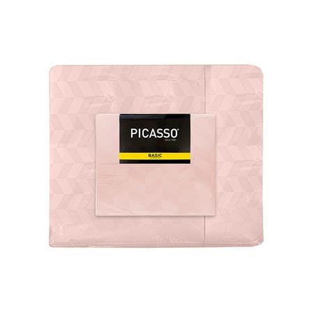 ชุดผ้าปูที่นอน 5 ฟุต (ชุด 6 ชิ้น) PICASSO BASIC สี OLDROSE_5