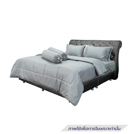 ชุดผ้าปูที่นอน 5 ฟุต (ชุด 6 ชิ้น) PICASSO BASIC สี GREY_1
