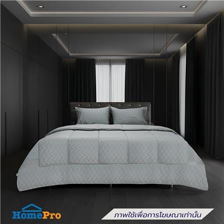 ชุดผ้าปูที่นอน 5 ฟุต (ชุด 6 ชิ้น) PICASSO BASIC สี GREY_0
