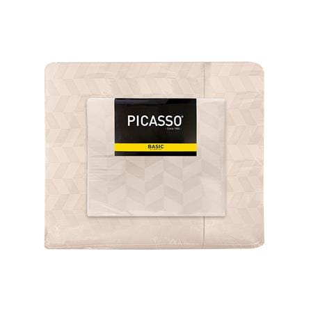 ชุดผ้าปูที่นอน 5 ฟุต (ชุด 6 ชิ้น) PICASSO BASIC สี CREAM_5