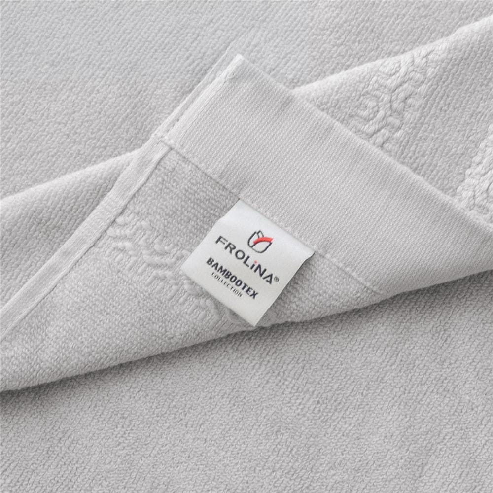 ผ้าขนหนู FROLINA BAMBOO PLUSH 15x31 นิ้ว สี GREY
