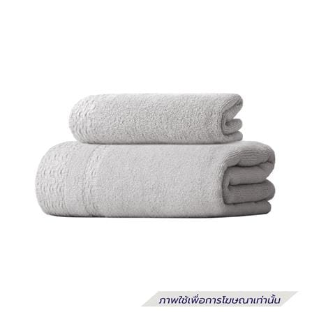 ผ้าขนหนู FROLINA BAMBOO PLUSH 15x31 นิ้ว สี GREY_2