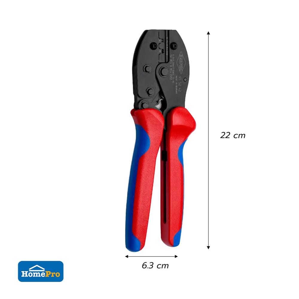 คีมย้ำหัวสายสำหรับขั้วต่อ MC4/MC4 EVO 2 KNIPEX 97 52 42