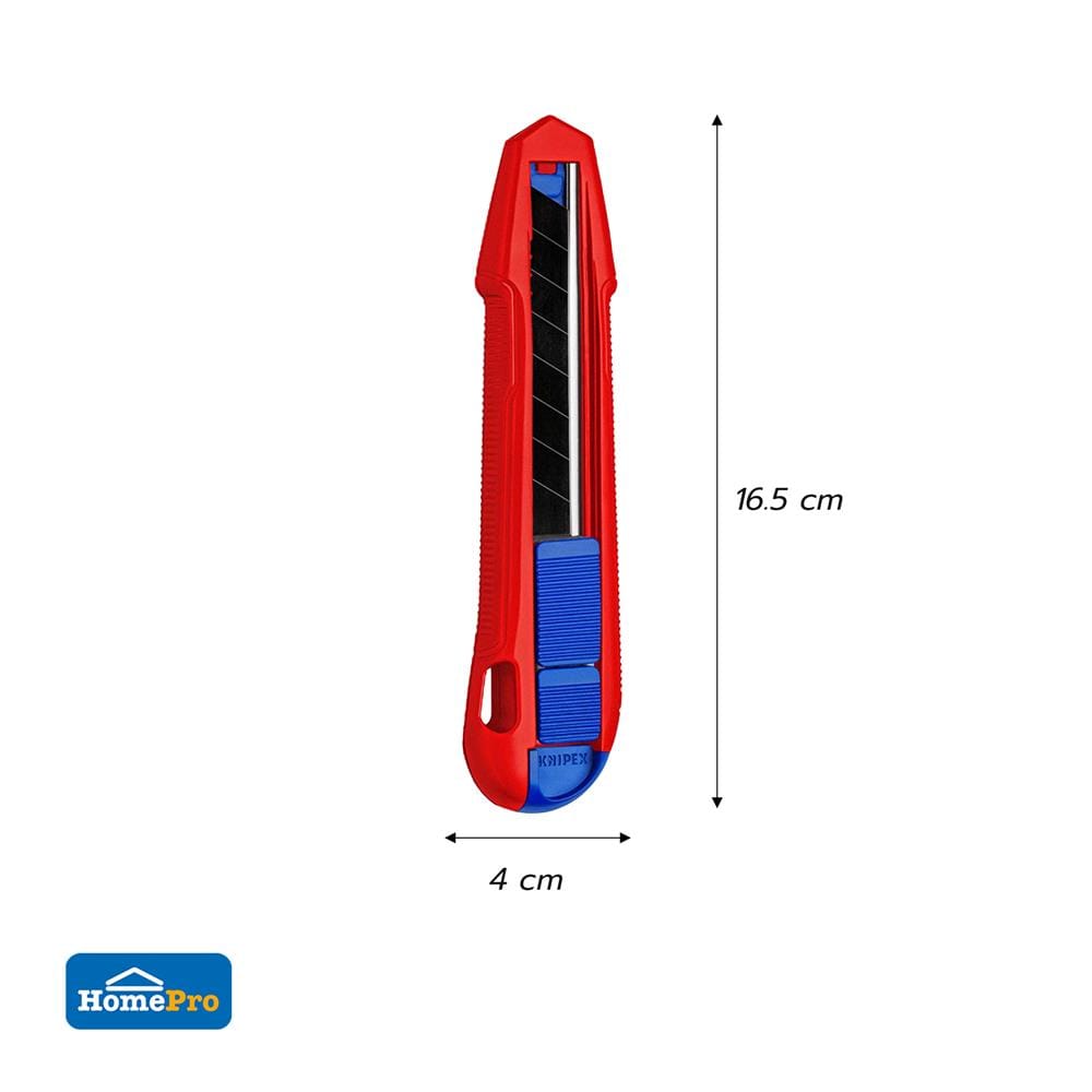 มีดคัตเตอร์ KNIPEX 90 10 165 BK