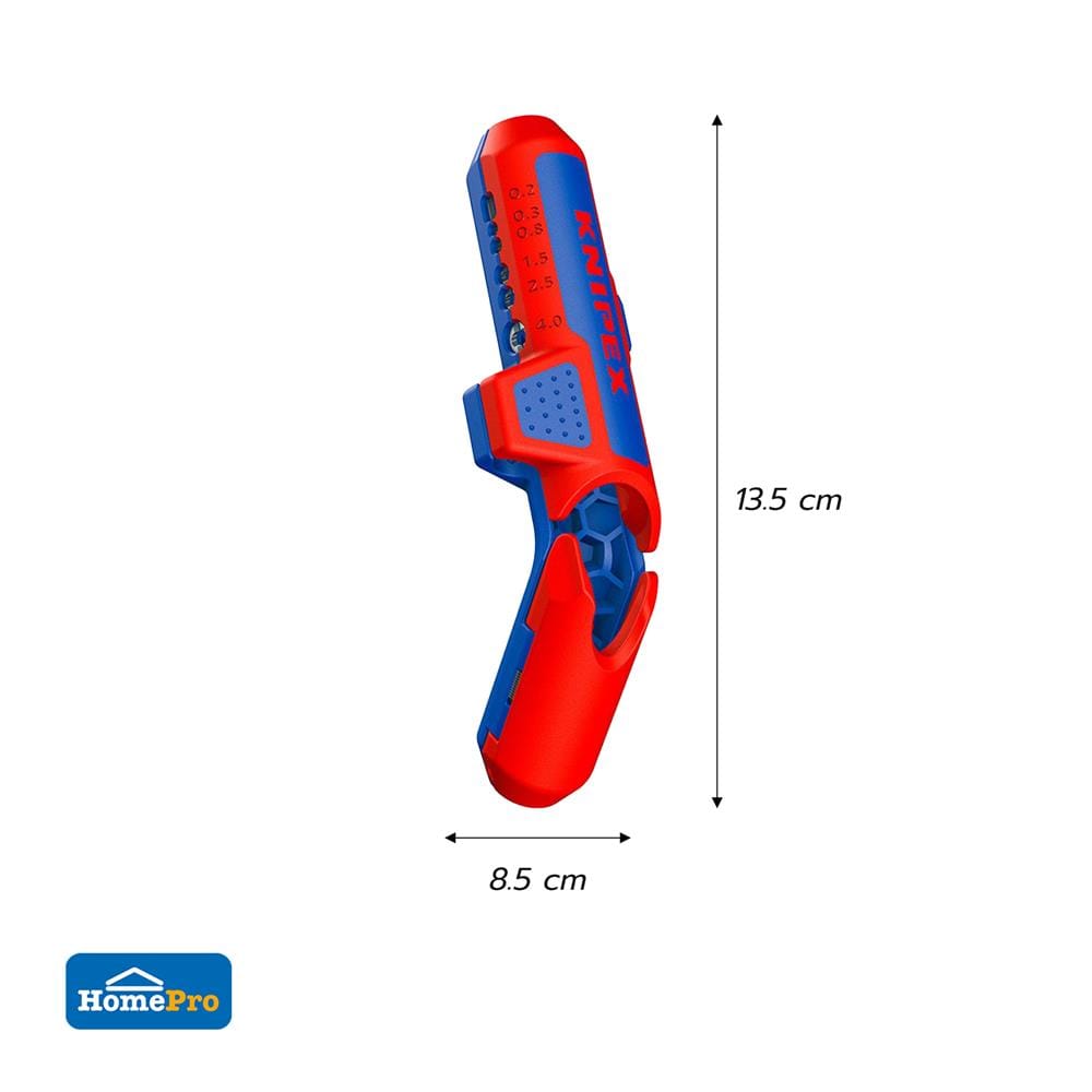 คีมปอกสายไฟ สายเคเบิล PV สำหรับงานโซลาร์เซลล์ KNIPEX 16 95 03 SB