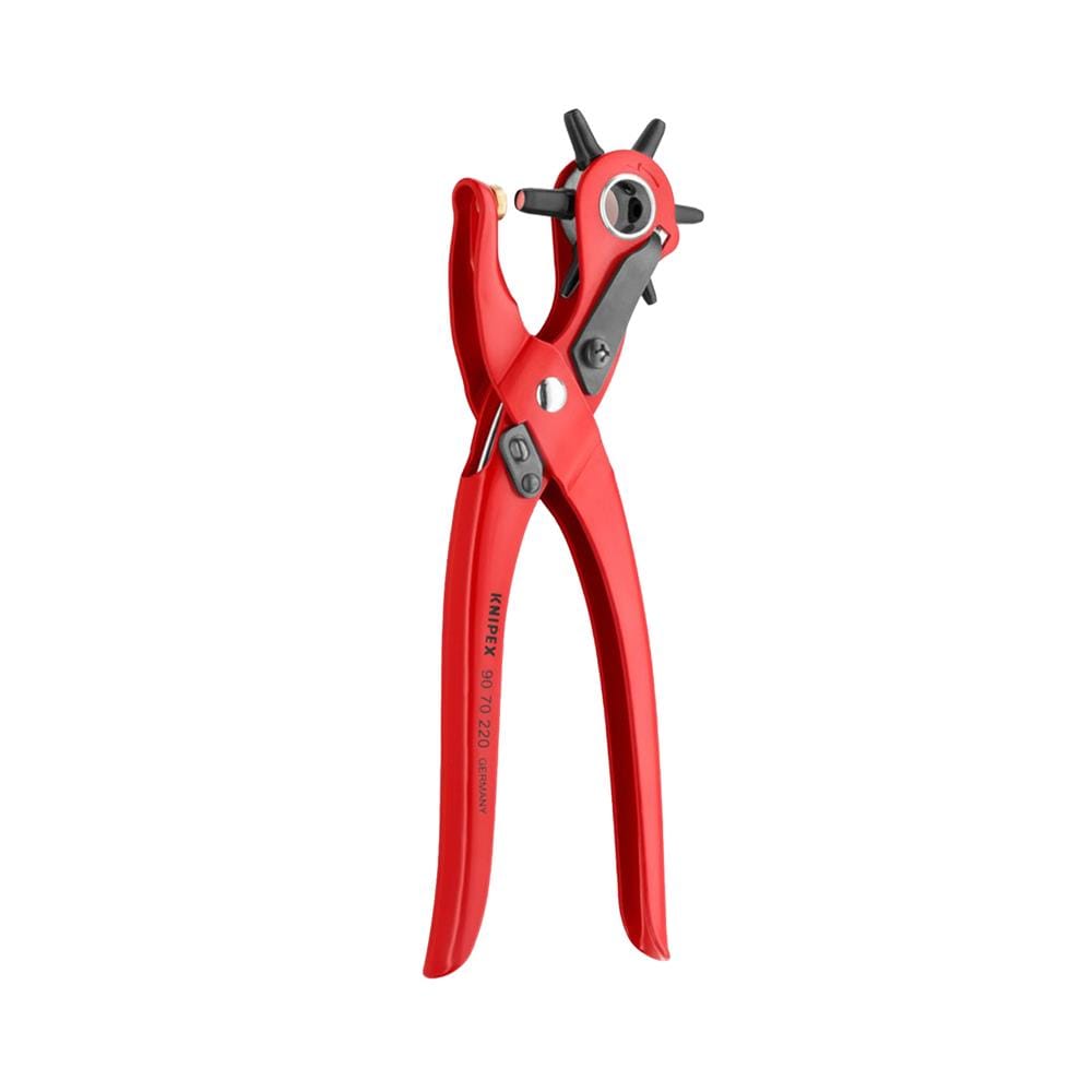 คีมเจาะรูเข็มขัด 220 มม. KNIPEX 90 70 220