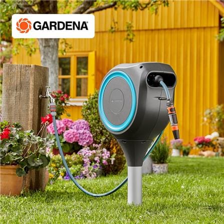 สายยางโรลอัตโนมัติ GARDENA 3/8 นิ้ว x 15 ม. สีฟ้า-ดำ_6