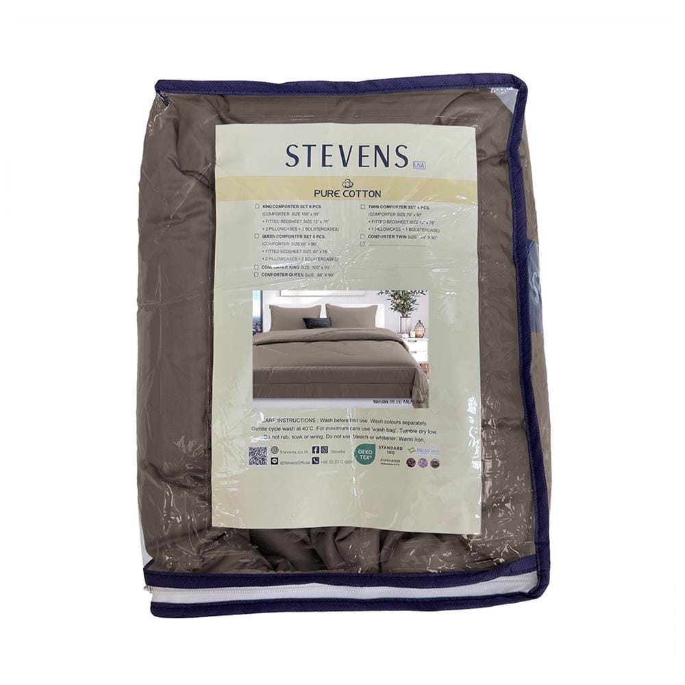 ผ้านวม STEVENS PURE COTTON 100x90 นิ้ว EK01BR