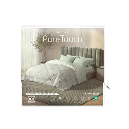 ชุดผ้าปูที่นอน 6 ฟุต (ชุด 5 ชิ้น) FROLINA PURE TOUCH PTDF004_3
