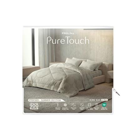 ชุดผ้าปูที่นอน 6 ฟุต (ชุด 5 ชิ้น) FROLINA PURE TOUCH PTDF005_3