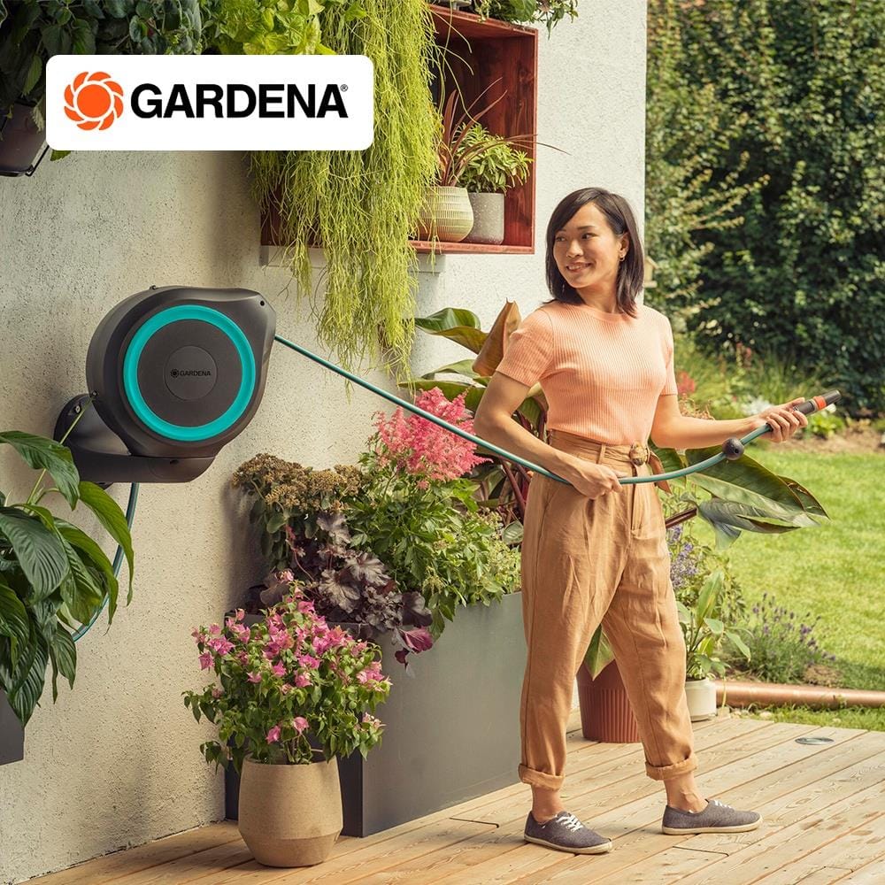 สายยางโรลอัตโนมัติ GARDENA 3/8 นิ้ว x 15 ม.