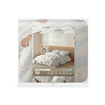 ชุดผ้าปูที่นอน 5 ฟุต (ชุด 6 ชิ้น) FROLINA PURE TOUCH PTDF002_3