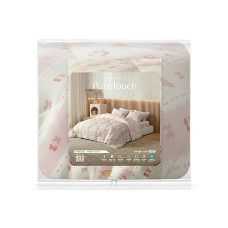 ชุดผ้าปูที่นอน 5 ฟุต (ชุด 6 ชิ้น) FROLINA PURE TOUCH PTDF001_3