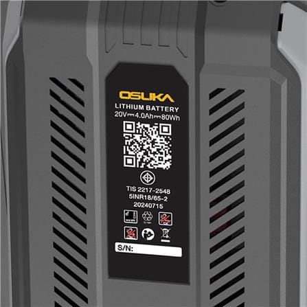 แบตเตอรี่ OSUKA OCBS-204 4 แอมป์ 20 โวลต์_4