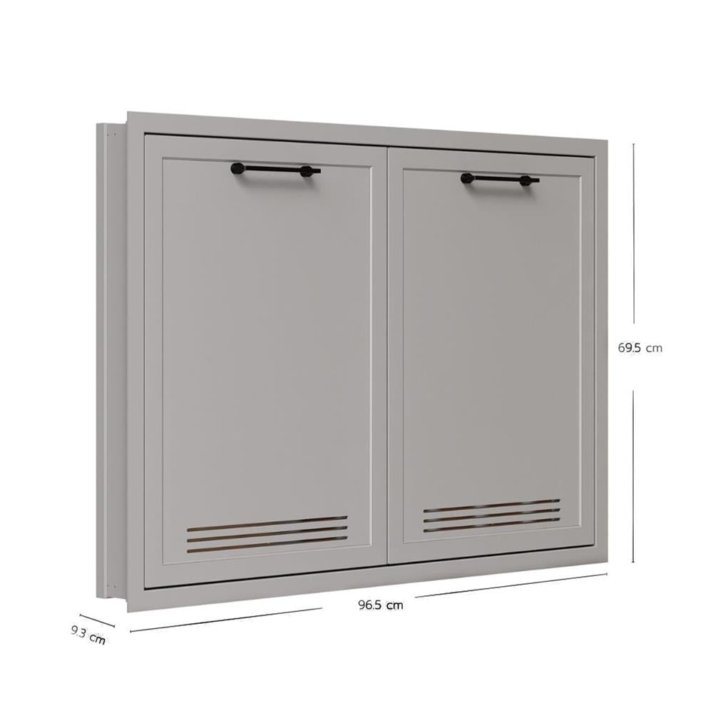 บานซิงค์คู่ KING NEX FLORENCE 96.5x69.5 ซม. สี PAMPAS