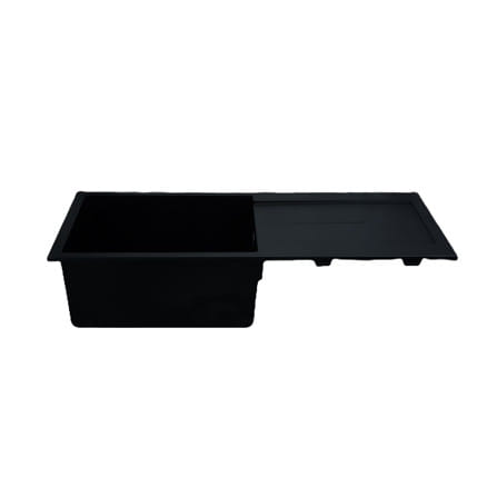 ซิงค์ฝัง 1 หลุม 1 ที่พัก HAFELE STONEQ 495.39.637 สี DEEP BLACK_2
