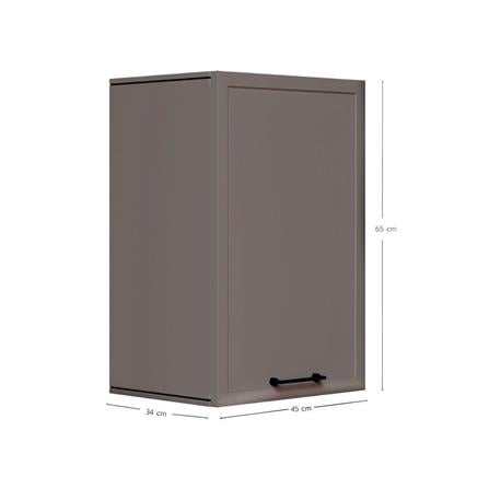 ตู้แขวนเดี่ยว KING NEX B1-NX FLORENCE 45x65 ซม. สี MOCHA_2