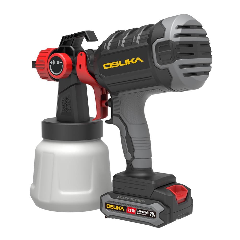 เครื่องพ่นสีไร้สาย (พร้อมแบตเตอรี่) OSUKA OCSG776-D1 20 โวลต์ 1000 มล.