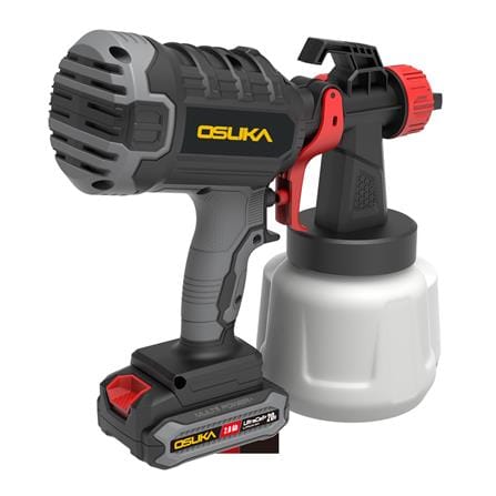 เครื่องพ่นสีไร้สาย (พร้อมแบตเตอรี่) OSUKA OCSG776-D1 20 โวลต์ 1000 มล._2