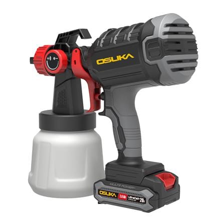 เครื่องพ่นสีไร้สาย (พร้อมแบตเตอรี่) OSUKA OCSG776-D1 20 โวลต์ 1000 มล._3
