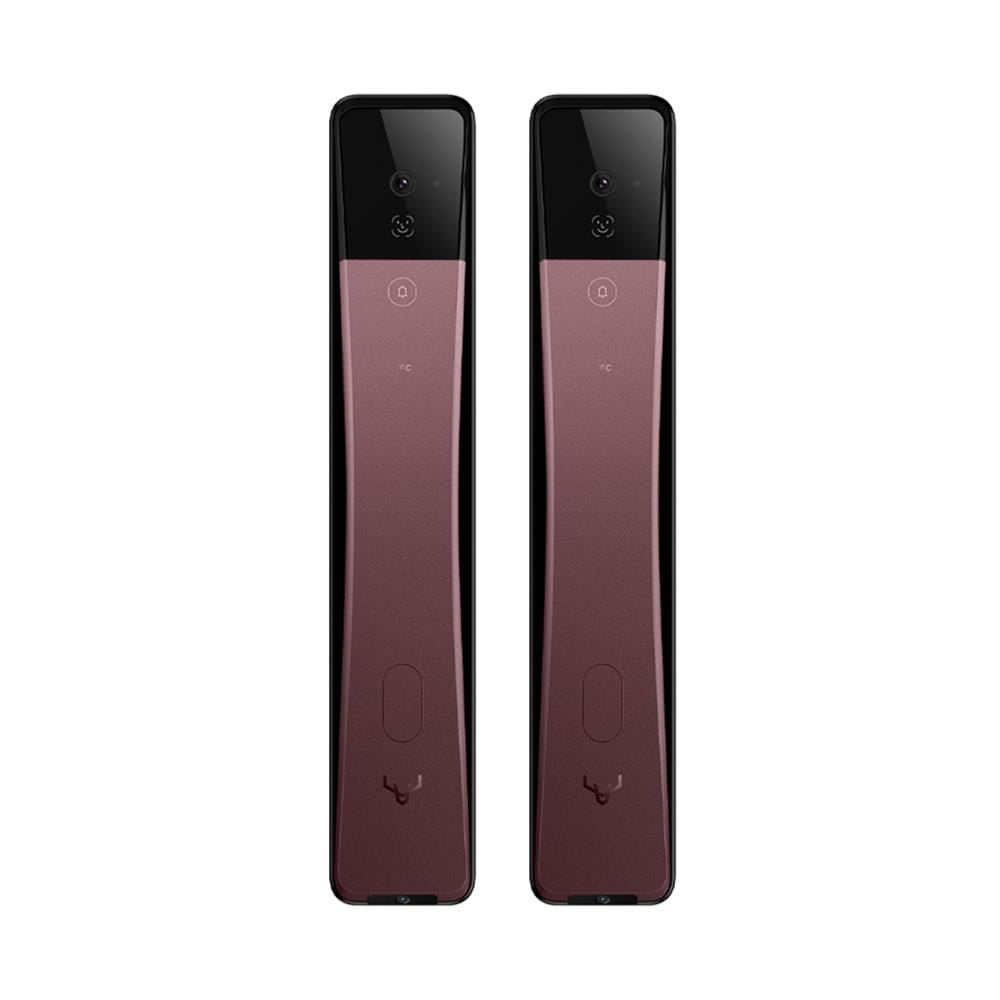 มือจับหลอกประตูดิจิตอล LOCKIN S6 MAX สีม่วง