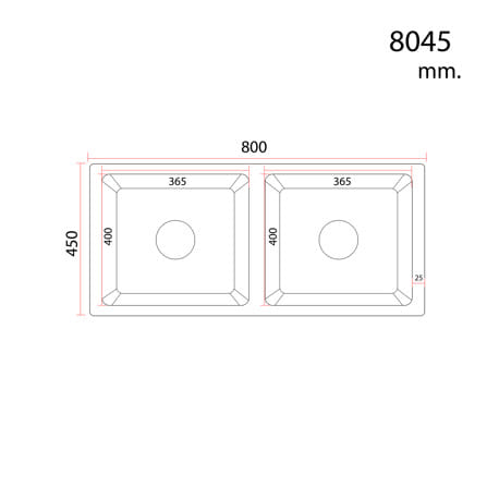 ซิงค์ฝัง 2 หลุม S-FLO NL0121-SI-SS สีเงิน_3
