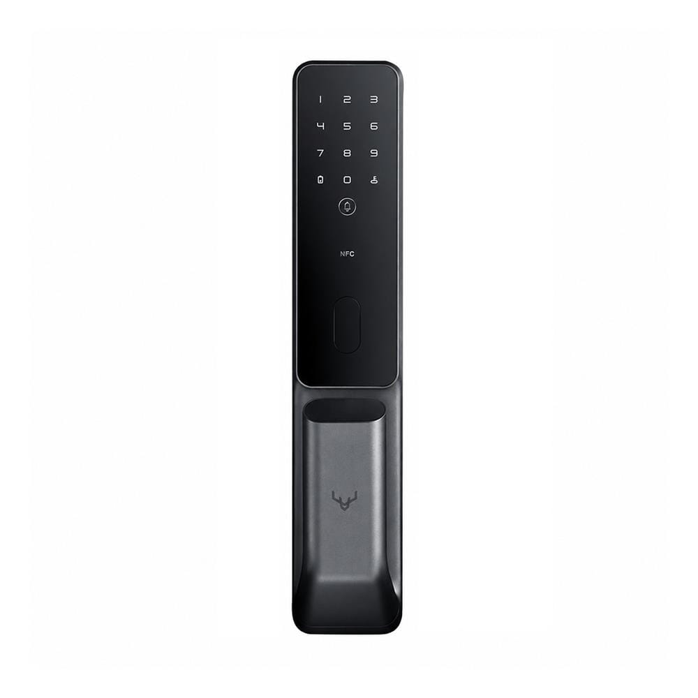 มือจับหลอกประตูดิจิตอล LOCKIN SV40 สีดำ