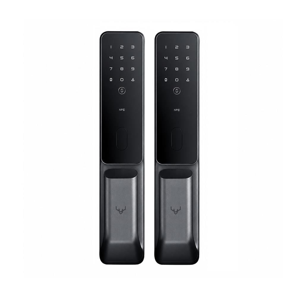 มือจับหลอกประตูดิจิตอล LOCKIN SV40 สีดำ