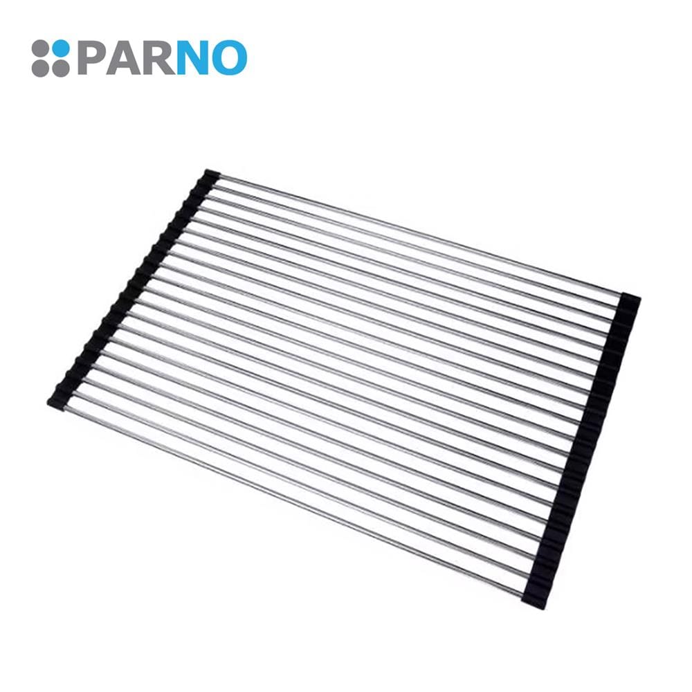 ตะแกรงแบบม้วน PARNO DE-ON002 ROLING MAT สีดำ