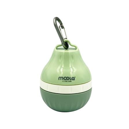ขวดน้ำพกพาสัตว์เลี้ยง MOOLA 200 มล. สีเขียว_0