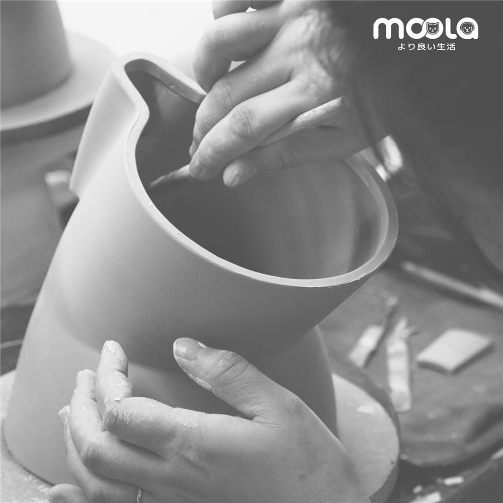 ชามใส่อาหารสัตว์เลี้ยง MOOLA สีม่วง